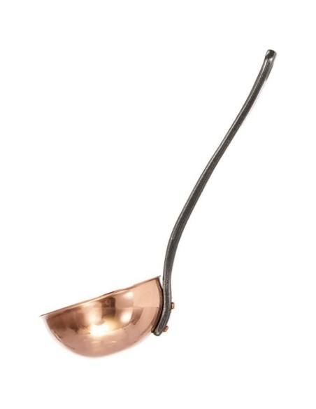 Louche en cuivre massif avec manche en fonte - BAUMALU - Diametre 11 cm – BAUMALU (Louche - Cuillere De Cuisine) | STORE PRO SHOP 