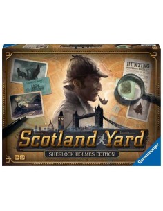 Scotland Yard Sherlock Holmes, Jeu de stratégie famille, des 10 ans, 27344, Ravensburger