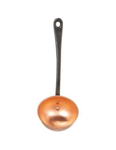 Louche en cuivre massif avec manche en fonte - BAUMALU - Diametre 11 cm – BAUMALU (Louche - Cuillere De Cuisine) | STORE PRO SHOP 