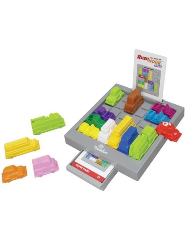 ThinkFun-Rush Hour Junior-Jeu de logique-Casse-tete-Embouteillage-40 défis 4 niveaux-1 Joueur ou plus des 5 ans-Ravensburger-7 – RAVENSBURGER () | STORE PRO SHOP 