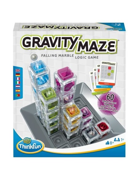 ThinkFun-Gravity Maze-Jeu de logique-Casse-tete-Circuit-bille-Construction-60 défis-1 Joueur ou plus des 8 ans-Ravensburger-76 – RAVENSBURGER (Jeu De Societe - Jeu De Plateau) | STORE PRO SHOP 
