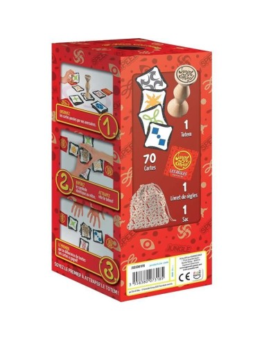 Zygomatic | Jungle Speed | Jeu de société | a partir de 7 ans | 2 a 10 joueurs | 15 minutes | Éco-conception – ASMODEE () | STORE PRO SHOP 