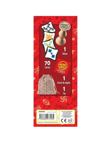 Zygomatic | Jungle Speed | Jeu de société | a partir de 7 ans | 2 a 10 joueurs | 15 minutes | Éco-conception – ASMODEE () | STORE PRO SHOP 