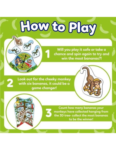 Orchard Toys Cheeky Monkeys a Luck Game – ORCHARD (Jeu De Societe - Jeu De Plateau) | STORE PRO SHOP 