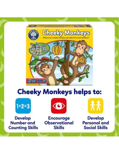 Orchard Toys Cheeky Monkeys a Luck Game – ORCHARD (Jeu De Societe - Jeu De Plateau) | STORE PRO SHOP 