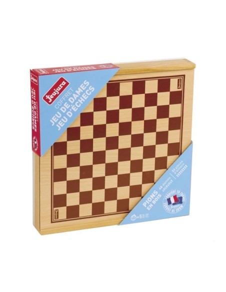 Coffret Jeux de Dames et Echecs – JEUJURA (Jeu De Societe - Jeu De Plateau) | STORE PRO SHOP 