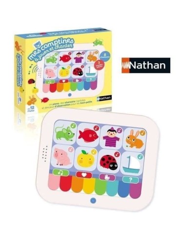 Mes comptines a jouer et a chanter - Jeu interactif - NATHAN - Découvrez et chantez 8 comptines  – NATHAN (Jeu De Societe - Jeu De Plateau) | STORE PRO SHOP 