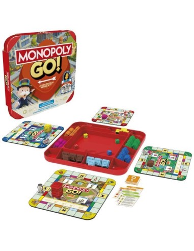 Monopoly Go, Jeu de société a partir de 8 ans, Jeu de plateau familial – MONOPOLY () | STORE PRO SHOP 