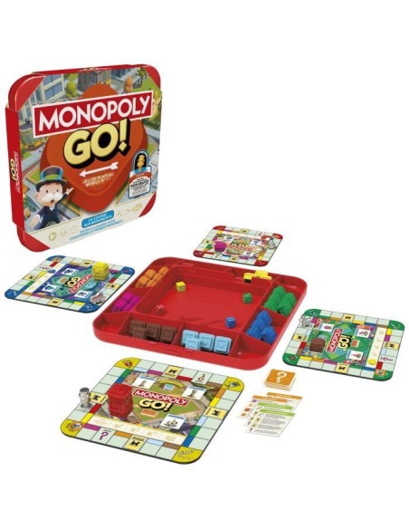 Monopoly Go, Jeu de société a partir de 8 ans, Jeu de plateau familial – MONOPOLY () | STORE PRO SHOP 