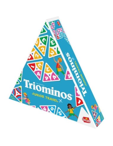 Triominos Junior Travel '24 - Jeu de société - GOLIATH – GOLIATH (Jeu De Societe - Jeu De Plateau) | STORE PRO SHOP 