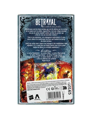 Betrayal Deck of Lost Souls, jeu de cartes coopératif a rôles secrets inspiré du tarot, Des 12 ans – HASBRO (Jeu De Societe - Jeu De Plateau) | STORE PRO SHOP 