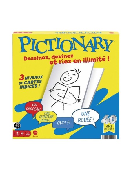 PICTIONARY CORE FRANCE –  (Jeu De Societe - Jeu De Plateau) | STORE PRO SHOP 