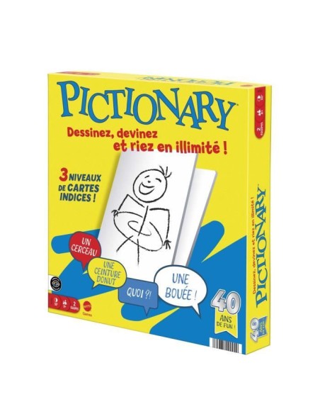 PICTIONARY CORE FRANCE –  (Jeu De Societe - Jeu De Plateau) | STORE PRO SHOP 