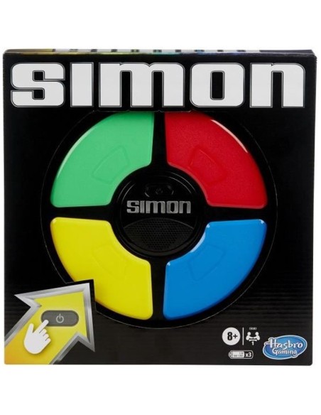 Simon, jeu de société enfants, a partir de 8 ans, Hasbro Gaming – HASBRO (Jeu De Societe - Jeu De Plateau) | STORE PRO SHOP 