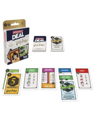 MONOPOLY DEAL HARRY POTTER – HASBRO (Jeu De Societe - Jeu De Plateau) | STORE PRO SHOP 
