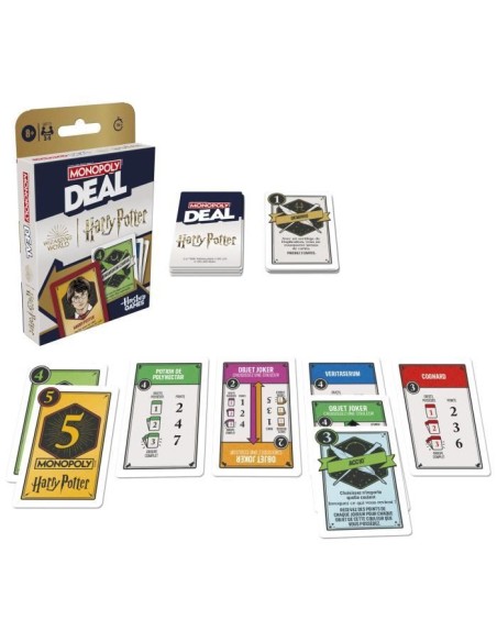 MONOPOLY DEAL HARRY POTTER – HASBRO (Jeu De Societe - Jeu De Plateau) | STORE PRO SHOP 