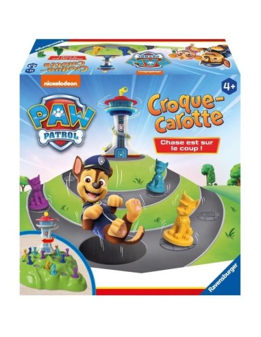 Croque Carotte Pat'Patrouille, Jeu de parcours rigolo, des 4 ans, 22385, Version fr, Ravensburger – RAVENSBURGER () | STORE PRO SHOP 