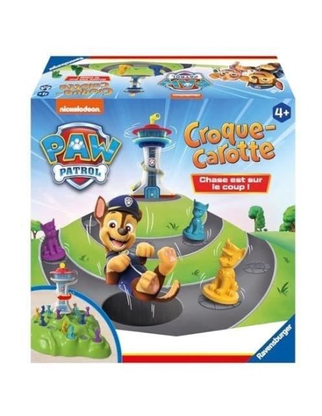 Croque Carotte Pat'Patrouille, Jeu de parcours rigolo, des 4 ans, 22385, Version fr, Ravensburger – RAVENSBURGER () | STORE PRO SHOP 