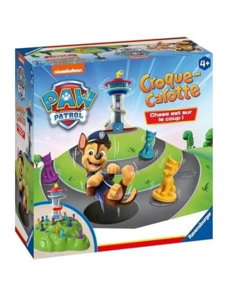 Croque Carotte Pat'Patrouille, Jeu de parcours rigolo, des 4 ans, 22385, Version fr, Ravensburger – RAVENSBURGER () | STORE PRO SHOP 