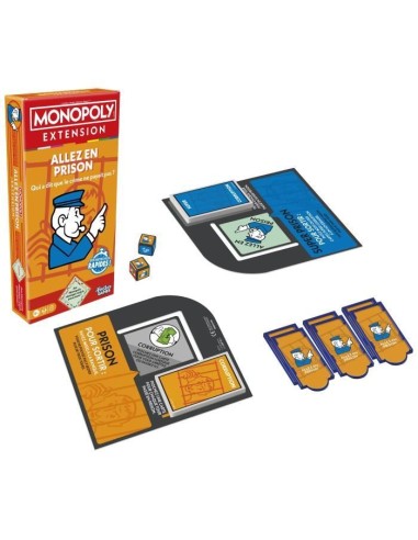 Monopoly Extension Allez en prison, rend le jeu Monopoly classique plus amusant et plus rapide, jeux de plateau, 2 a 6 joueurs – MONOPOLY () | STORE PRO SHOP 
