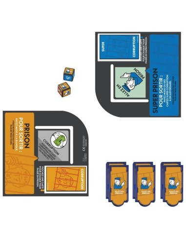 Monopoly Extension Allez en prison, rend le jeu Monopoly classique plus amusant et plus rapide, jeux de plateau, 2 a 6 joueurs – MONOPOLY () | STORE PRO SHOP 