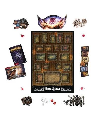 Heroquest Systeme de Jeu First Light, Premieres Lueurs, Jeu d'aventures fantastiques styles donjon, Jeu de société, Des 14 ans – HASBRO () | STORE PRO SHOP 