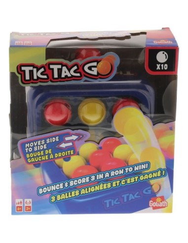 Tic Tac Go - Jeu de société - GOLIATH - Des 6 ans – GOLIATH (Jeu De Societe - Jeu De Plateau) | STORE PRO SHOP 