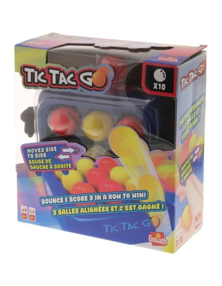 Tic Tac Go - Jeu de société - GOLIATH - Des 6 ans – GOLIATH (Jeu De Societe - Jeu De Plateau) | STORE PRO SHOP 