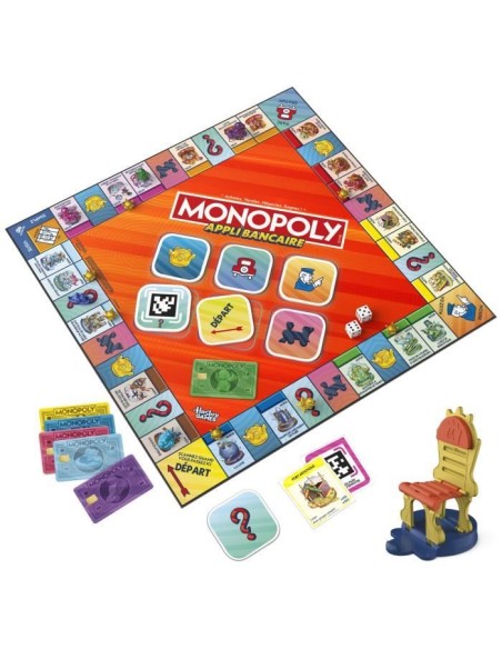 Monopoly Appli bancaire, jeu de plateau avec appli pour appareil type smartphone, des 8 ans – MONOPOLY () | STORE PRO SHOP 