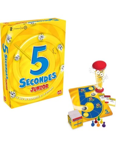 5 Secondes junior - Jeu d'ambiance et de rapidité - GOLIATH - Des 6 ans – GOLIATH (Jeu De Societe - Jeu De Plateau) | STORE PRO SHOP 