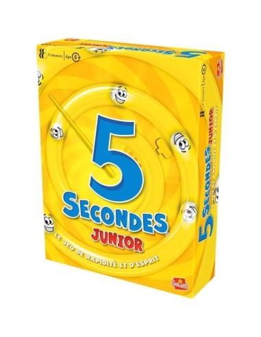 5 Secondes junior - Jeu d'ambiance et de rapidité - GOLIATH - Des 6 ans – GOLIATH (Jeu De Societe - Jeu De Plateau) | STORE PRO SHOP 