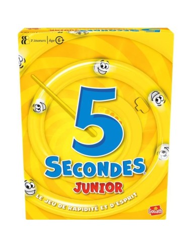 5 Secondes junior - Jeu d'ambiance et de rapidité - GOLIATH - Des 6 ans – GOLIATH (Jeu De Societe - Jeu De Plateau) | STORE PRO SHOP 