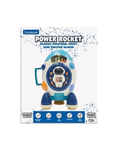 Lexibook - Ma fusée avec projecteur d'étoiles - Connaissances spatiales, quizz, musiques... (Français) – LEXIBOOK () | STORE PRO SHOP 