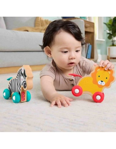 FISHER-PRICE Animaux a pousser en bois os - JFN19 – FISHER PRICE () | STORE PRO SHOP 