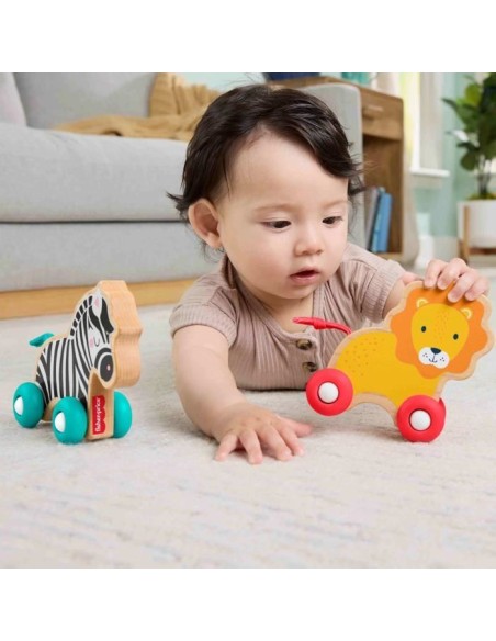 FISHER-PRICE Animaux a pousser en bois os - JFN19 – FISHER PRICE () | STORE PRO SHOP 