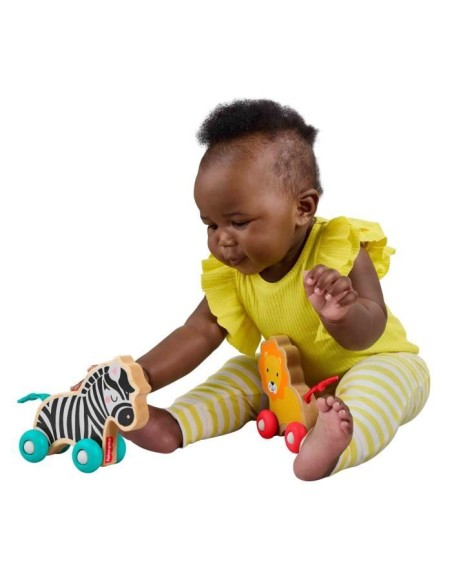 FISHER-PRICE Animaux a pousser en bois os - JFN19 – FISHER PRICE () | STORE PRO SHOP 