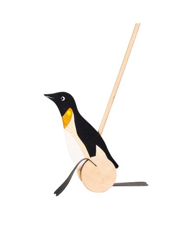 Pingouin à pousser – GOKI (Jouet A Tirer - Jouet A Pousser) | STORE PRO SHOP 