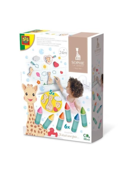 Sophie la girafe - Crayons de couleur pour le bain et formes – SES CREATIVE (Jouet De Bain) | STORE PRO SHOP 