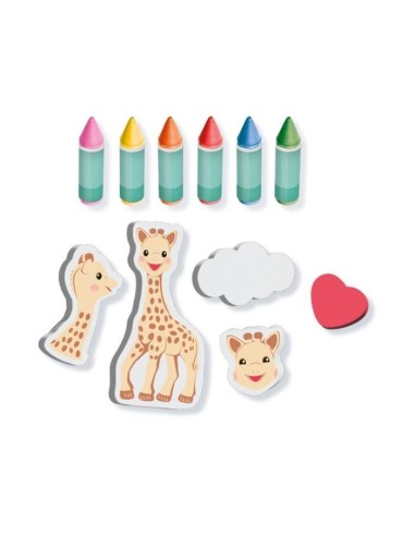 Sophie la girafe - Crayons de couleur pour le bain et formes – SES CREATIVE (Jouet De Bain) | STORE PRO SHOP 