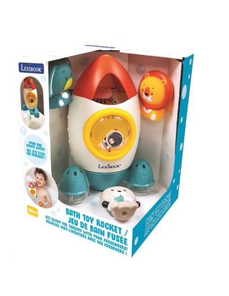 Coofret Fusée de Bain avec 3 animaux souples – LEXIBOOK (Jouet De Bain) | STORE PRO SHOP 