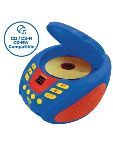 Lecteur CD Bluetooth La Pat' Patrouille avec Effets Lumineux – LEXIBOOK () | STORE PRO SHOP 