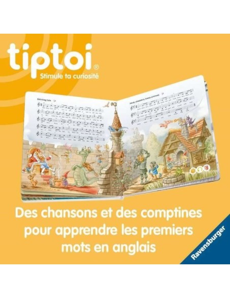 tiptoi, Livre interactif, Mes premieres comptines anglaises, 3 ans, 13099011, Ravensburger – RAVENSBURGER () | STORE PRO SHOP 