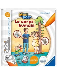 tiptoi,  Livre interactif, Mini Doc' Le corps humain, 4 ans, 13099019, Ravensburger