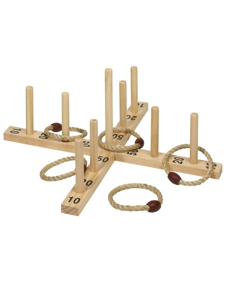 Jeu de lancer d'anneaux avec 5 anneaux en sisal – GOKI (Mallette - Coffret Multi-jeux) | STORE PRO SHOP 
