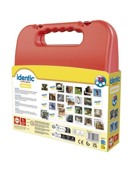 Identic Animaux - Jeu de mémoire - EDUCA - 72 cartes, développe mémoire et attention - Des 3 ans – EDUCA (Memory) | STORE PRO SHOP 