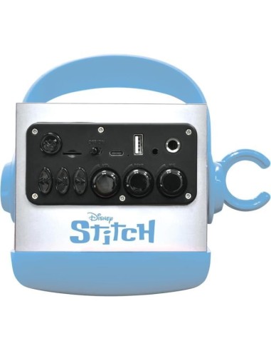 Puissante enceinte Bluetooth  lumineuse Stitch avec micro – LEXIBOOK (Micro - Karaoke) | STORE PRO SHOP 