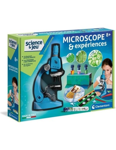 Clementoni - Sciences et Jeu - Super Microscope Professionnel - 8 ans et  – BABY BORN (Microscope) | STORE PRO SHOP 