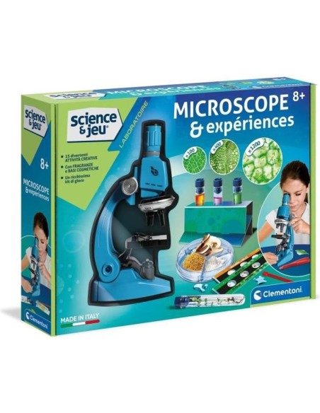 Clementoni - Sciences et Jeu - Super Microscope Professionnel - 8 ans et  – BABY BORN (Microscope) | STORE PRO SHOP 