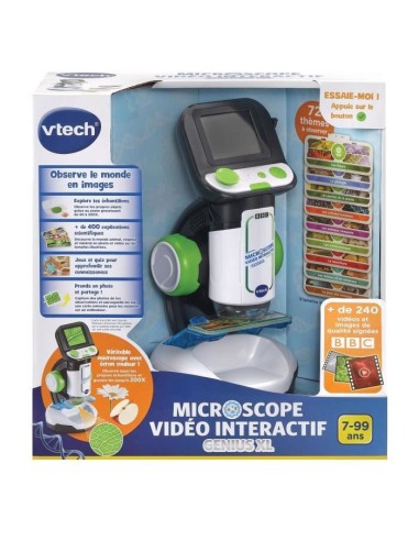 VTECH - Genius XL - Microscope Vidéo Interactif – VTECH (Microscope) | STORE PRO SHOP 