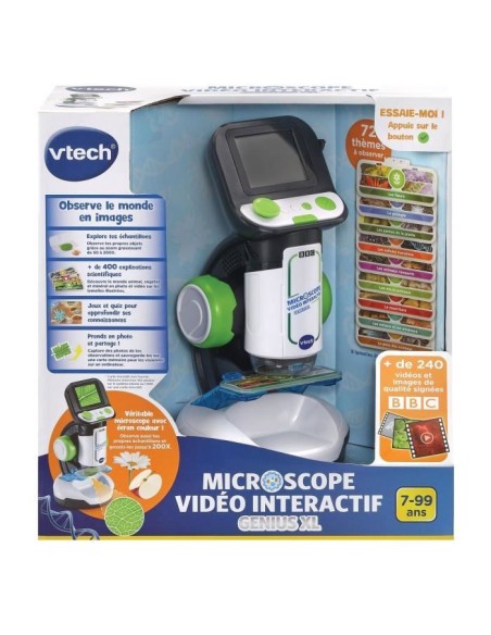 VTECH - Genius XL - Microscope Vidéo Interactif – VTECH (Microscope) | STORE PRO SHOP 
